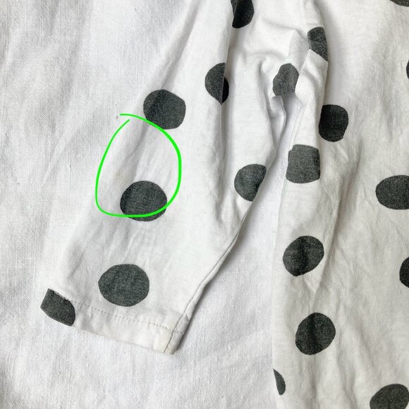 (🎨$3 PLAY) Zara Kids Baby 12-18 Months Polka Dot Long Sleeve Top - Picture 4 of 4